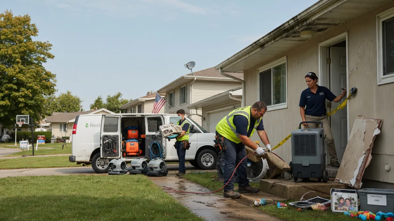 Water Damage Restoration in Compton, IL near me
